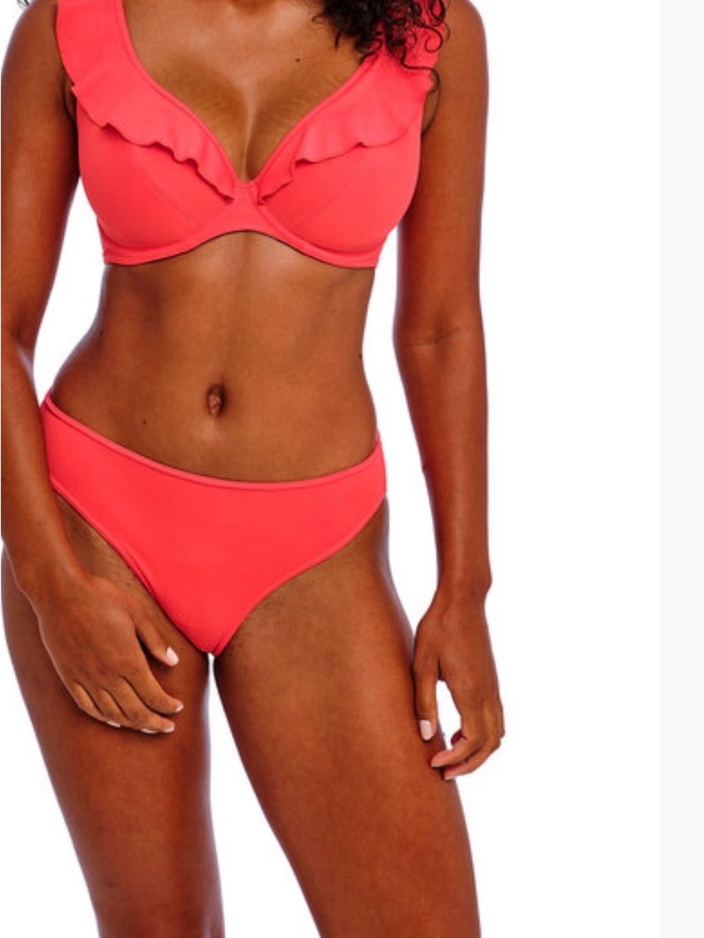 Freya orange Ruffle Underwire Bikini Set
